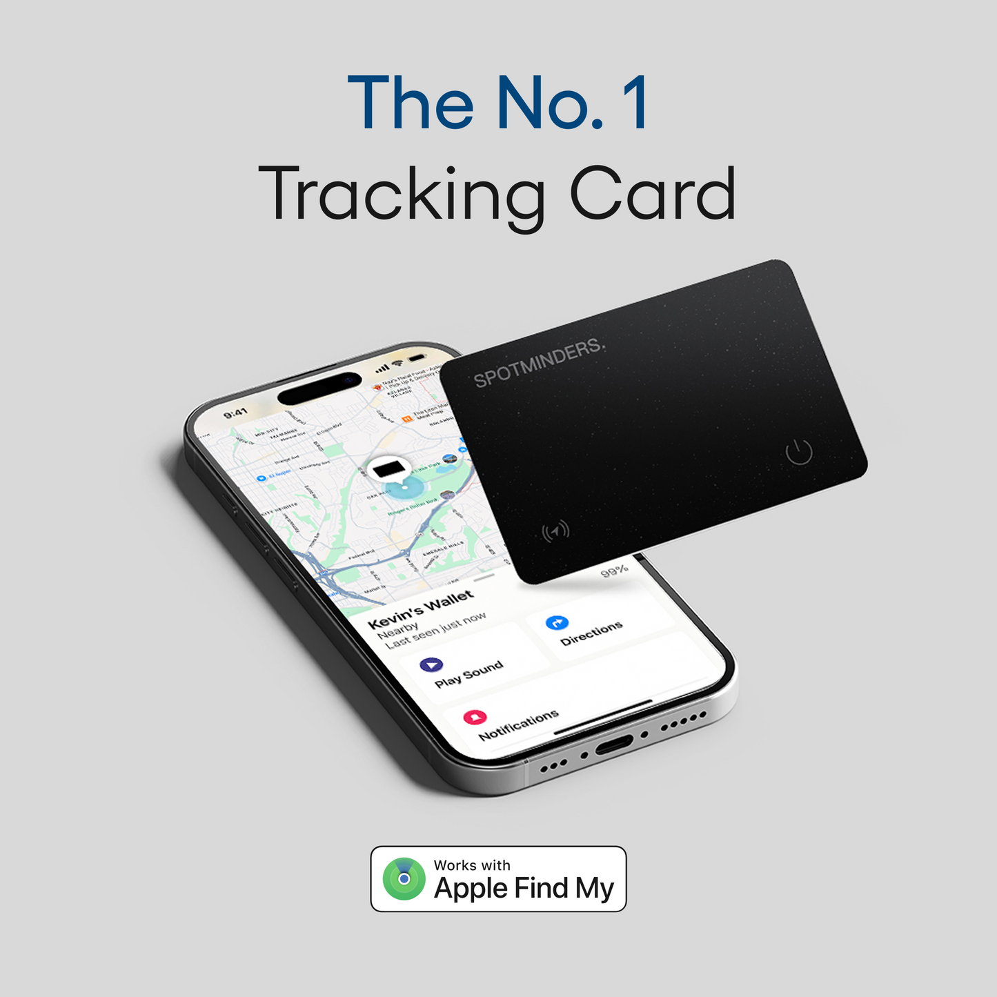Spotminders. Tracking Card